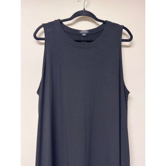 J. JILL Wearever Collection Black Soft Jersey Knit Midi/Maxi Dress, Sz XL - Picture 3 of 10